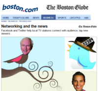 Boston Globe Networking the news